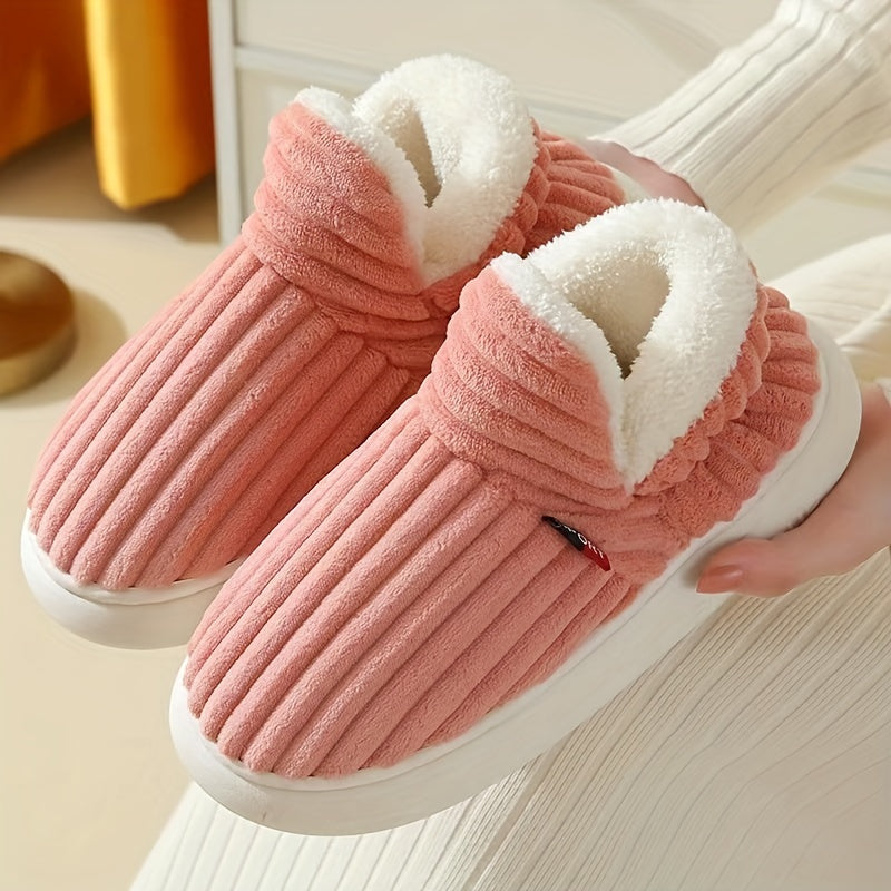 FuzzFeet | Gezellige Winter Pluche Pantoffels voor Thuis, Zacht Warm Binnen Schoeisel