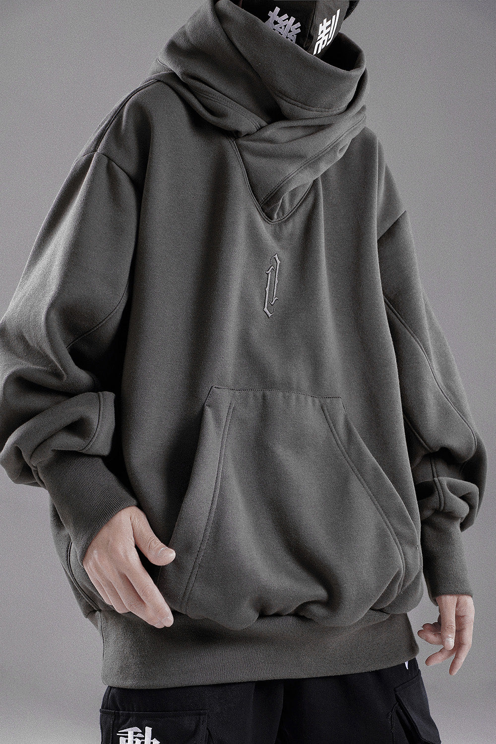 Ragnar | Oversized Ninja Hoodie jack voor Mannen met Zakken - Stijlvolle & Comfortabele Vrijetijdskleding