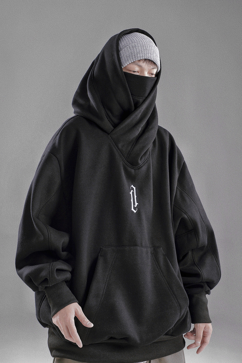 Ragnar | Oversized Ninja Hoodie jack voor Mannen met Zakken - Stijlvolle & Comfortabele Vrijetijdskleding