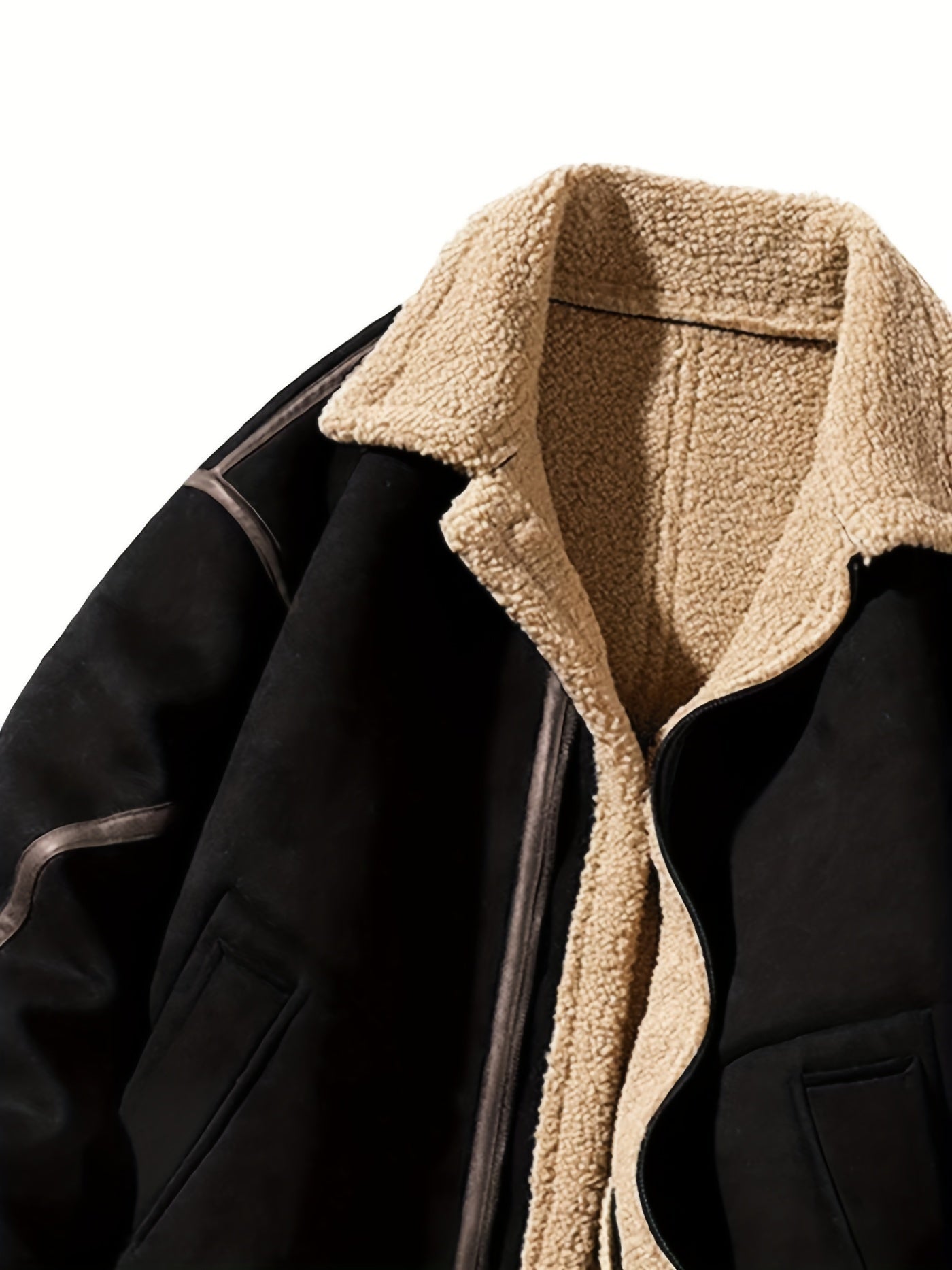 Fletcher | Men's Suede Fleece Lined Winter Jacket - Warm, Thick, and Stylish Outdoor Coat