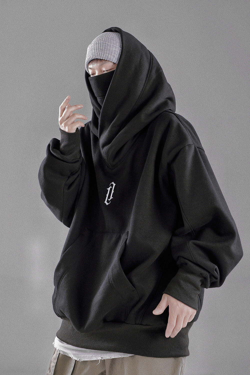 Ragnar | Oversized Ninja Hoodie jack voor Mannen met Zakken - Stijlvolle & Comfortabele Vrijetijdskleding