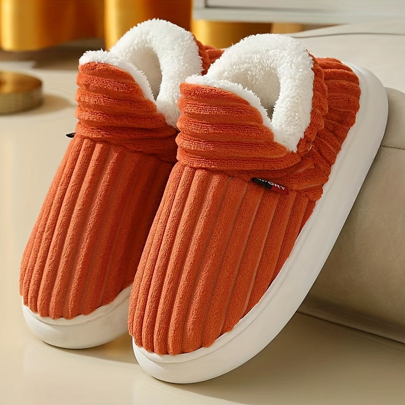 FuzzFeet | Gezellige Winter Pluche Pantoffels voor Thuis, Zacht Warm Binnen Schoeisel