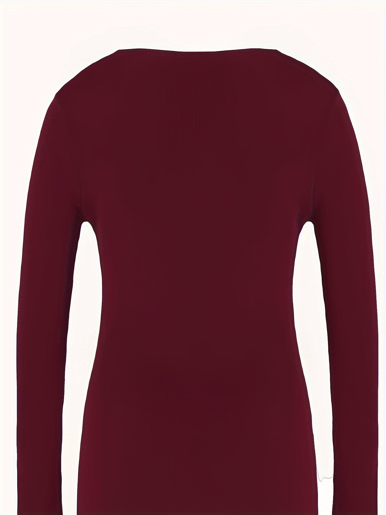 Valeria | Thermische gebreide slim fit-top voor dames, met fleece gevoerde warme basislaag, winter-top met lange mouwen