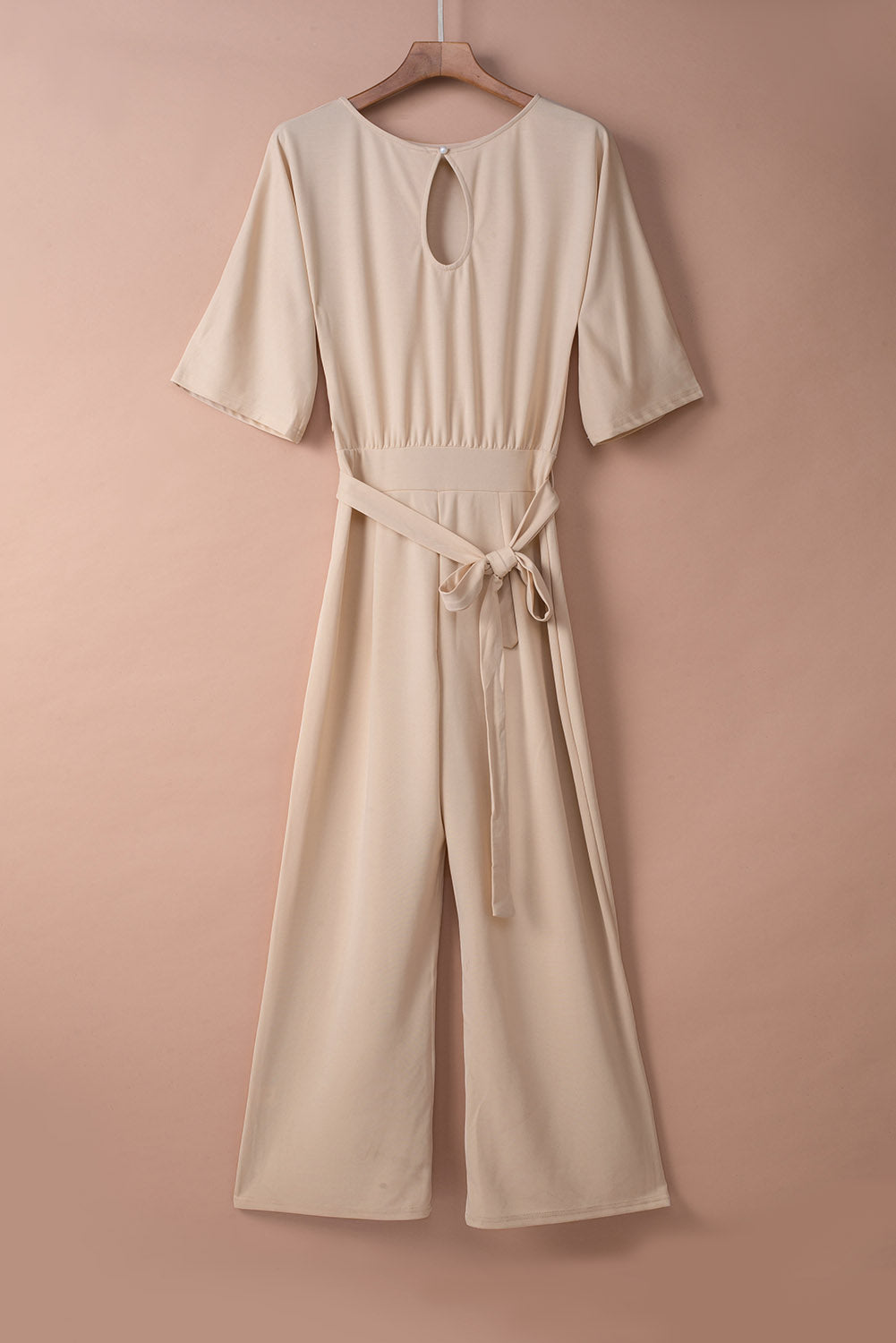 Sienna | Elegante abrikozen jumpsuit - Verfijnd en Tijdloos