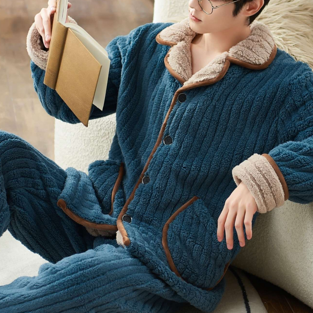 Atticus | Winterwarme, knusse pyjamaset voor mannen