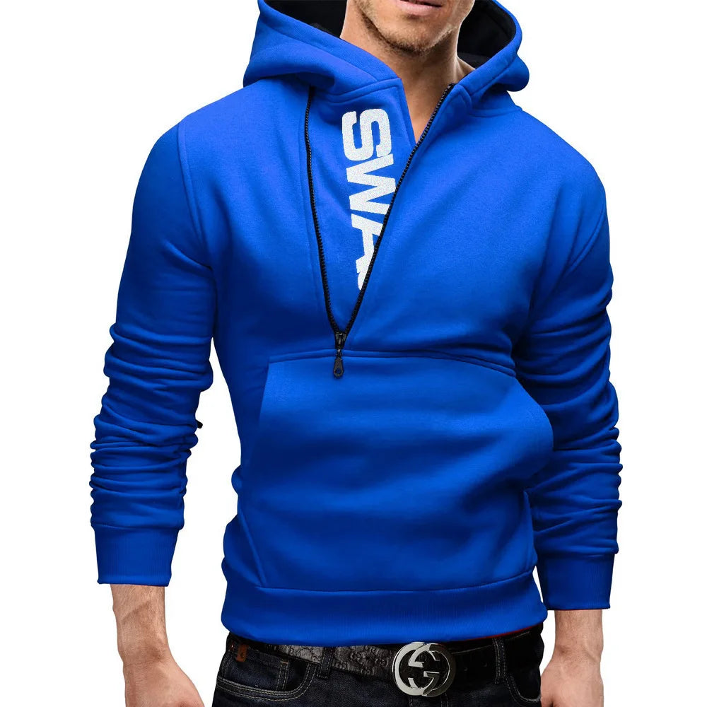 Stijlvolle hoodie met ritssluiting aan de zijkant - Nelson