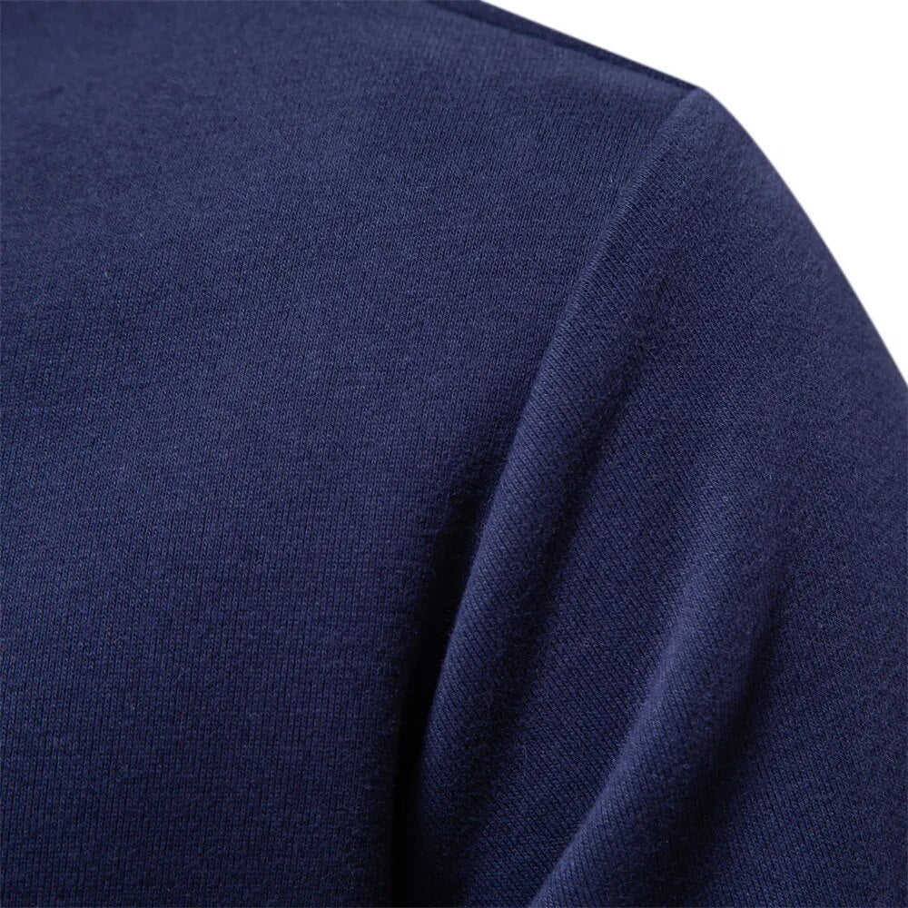 Onyx | Casual Polo Sweatshirt voor Mannen - Zachte, Comfortabele Katoenen Pullover