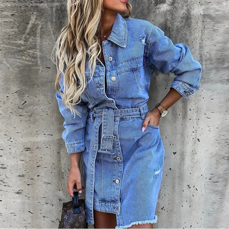 Denim jurk - Reyhan