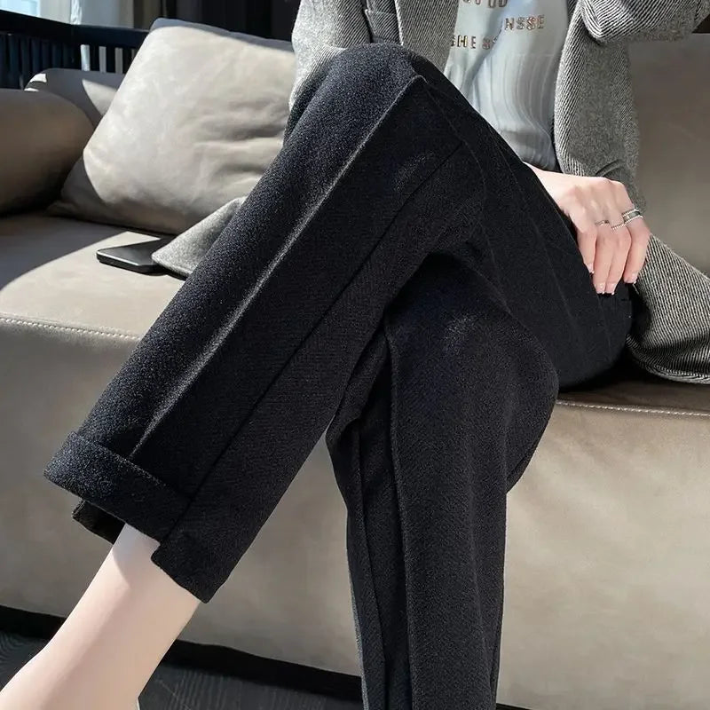 Amalfi | Elegante Wollen Enkelbroek Dames - Warme, Casual & Formele Broek