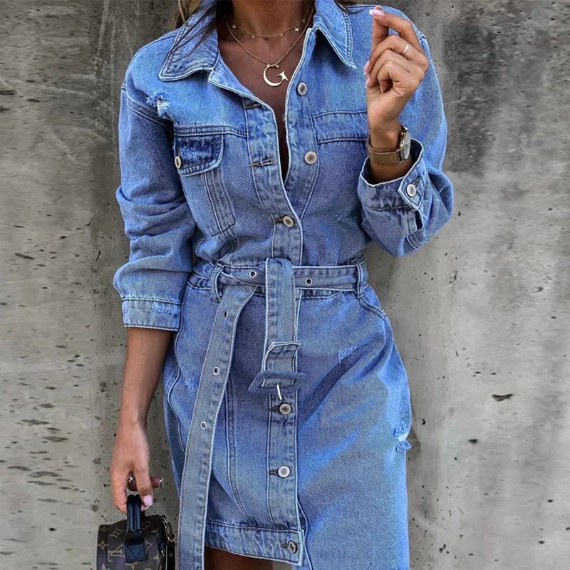 Denim jurk - Reyhan