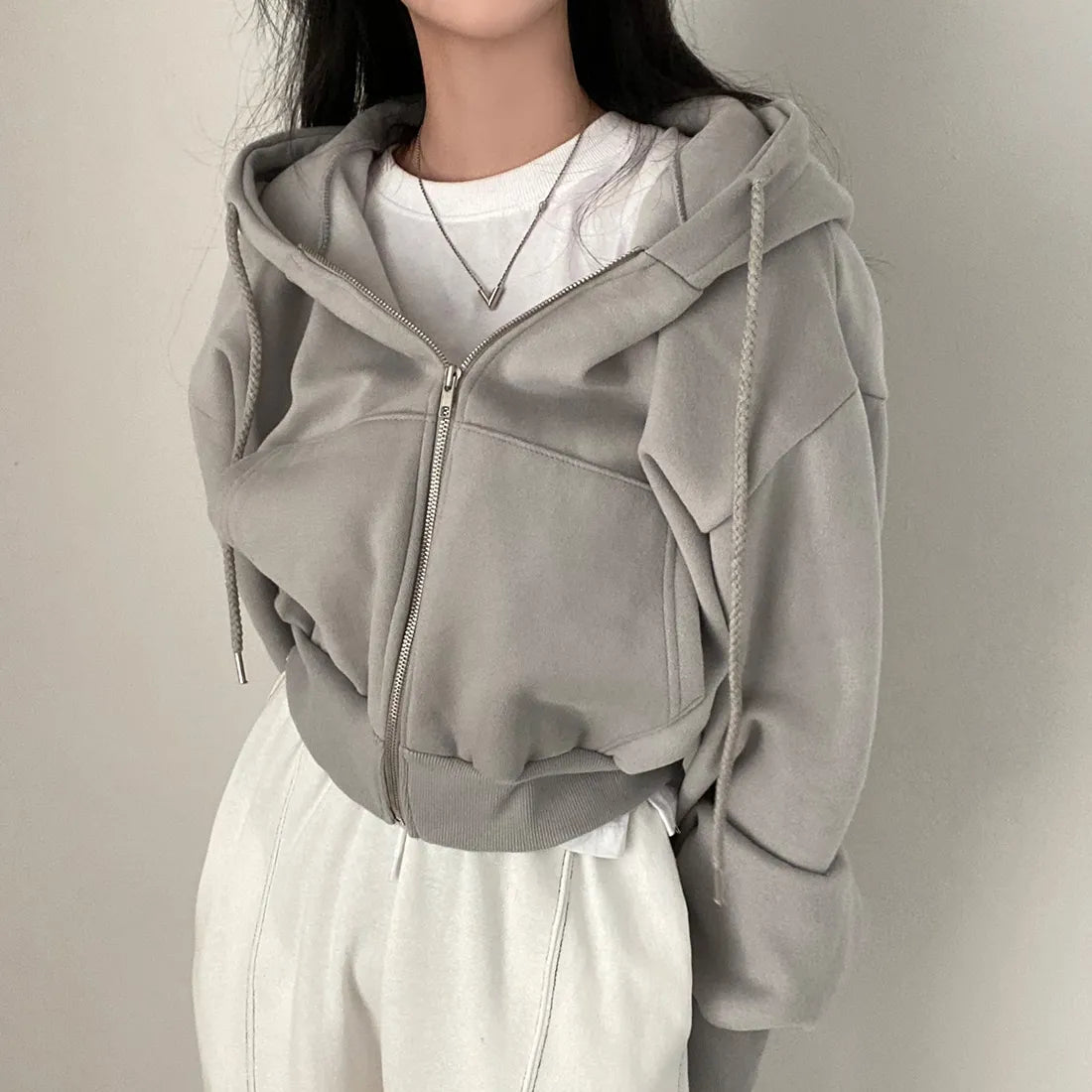 Selja | Oversized Hoodie met rits voor dames - Comfortabel, stijlvol en gezellig sweatshirt