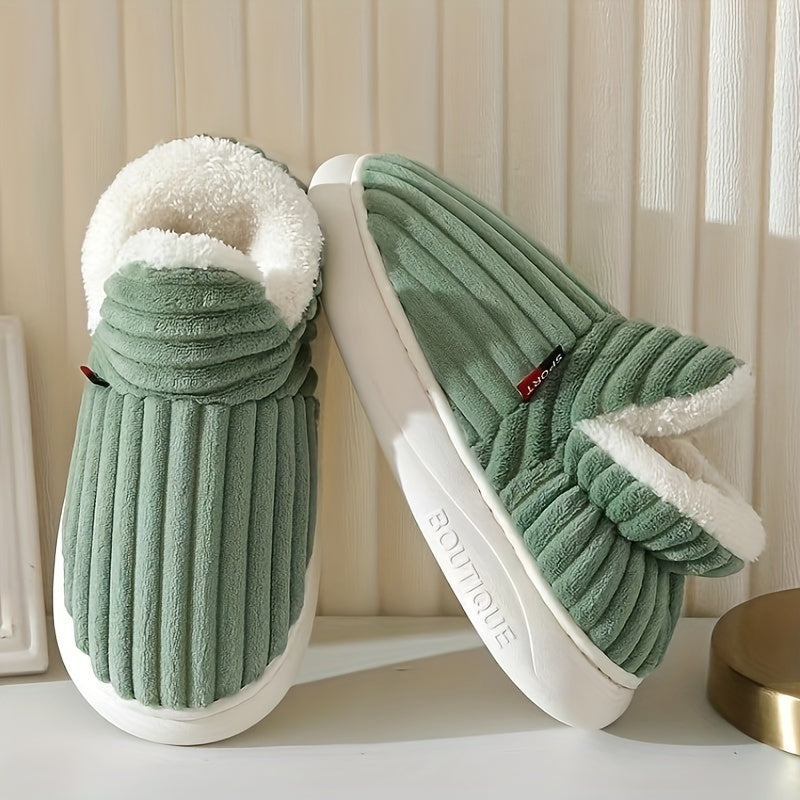 FuzzFeet | Gezellige Winter Pluche Pantoffels voor Thuis, Zacht Warm Binnen Schoeisel