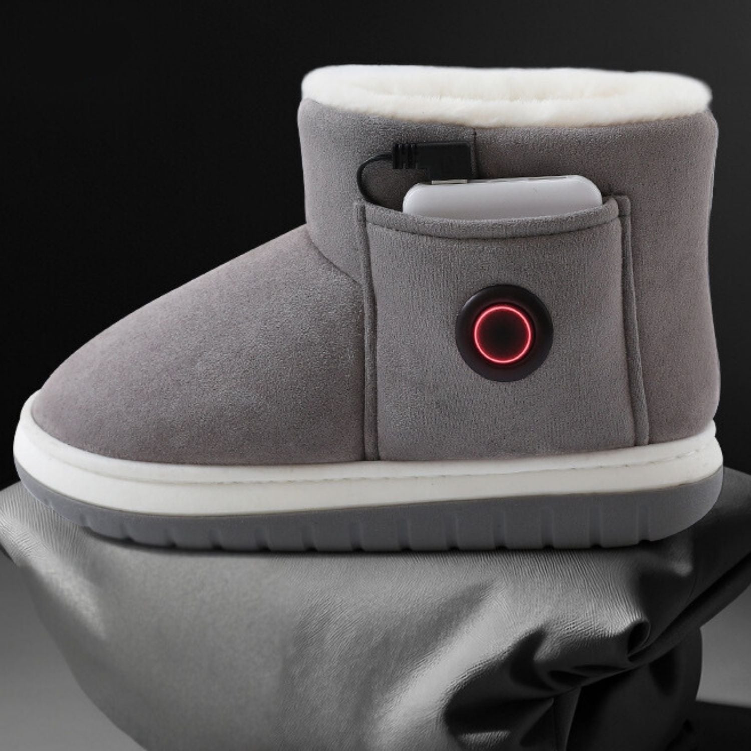 ToastSole | Verwarmde Winter Platform Schoenen - Behaaglijke Warmte, Elektrische Verwarmde Inlegzolen, Winter Schoenen voor Comfort & Stijl