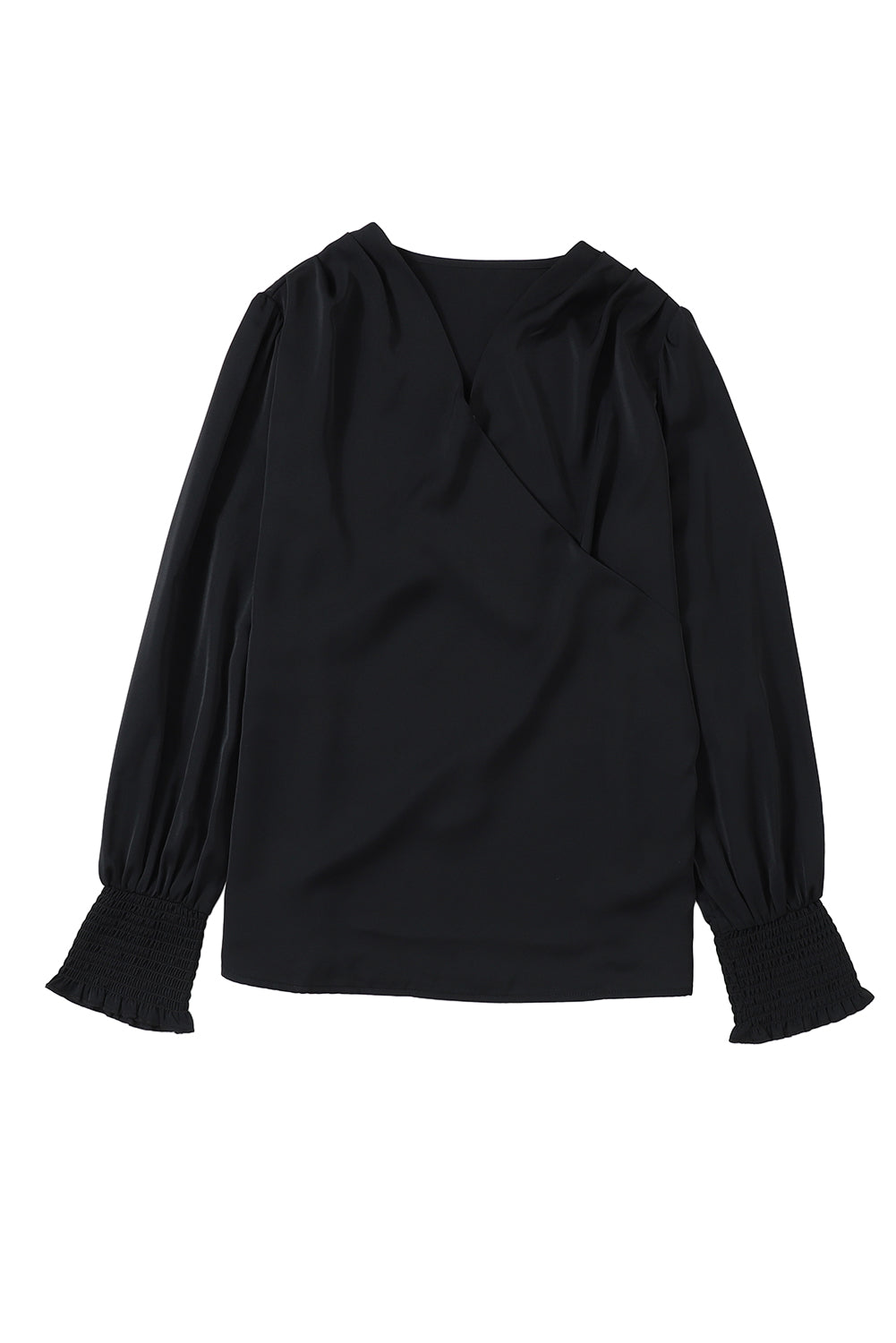 Wilma | Gedrapeerde Blouse met overslag hals - Stijlvol en elegant