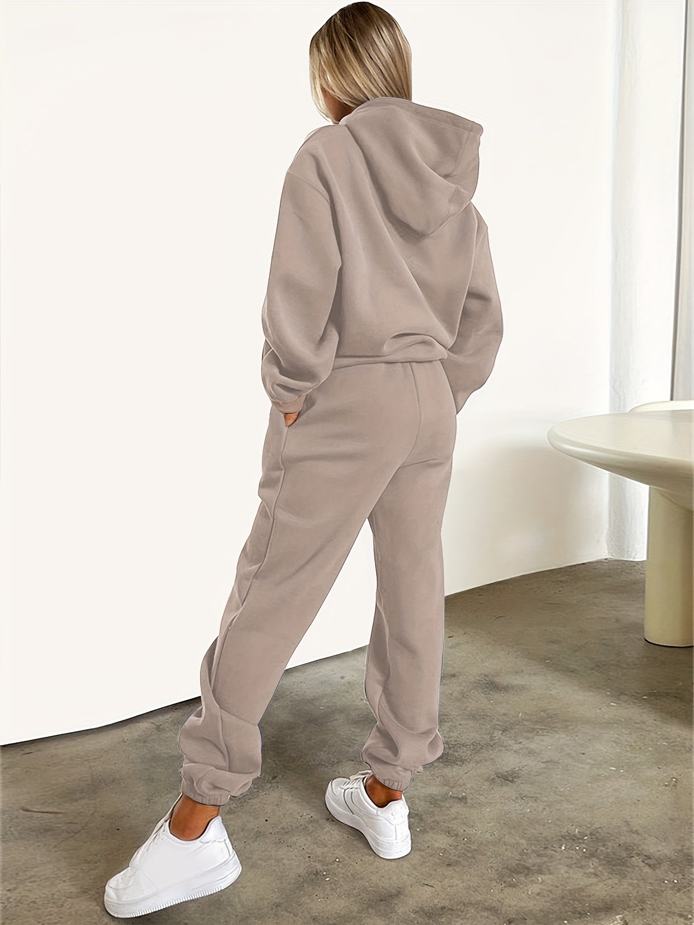 Nanna | Dames Trekkoord Hoodie & Jogger Set - Comfortabel, Stijlvol Tweedelig Outfit