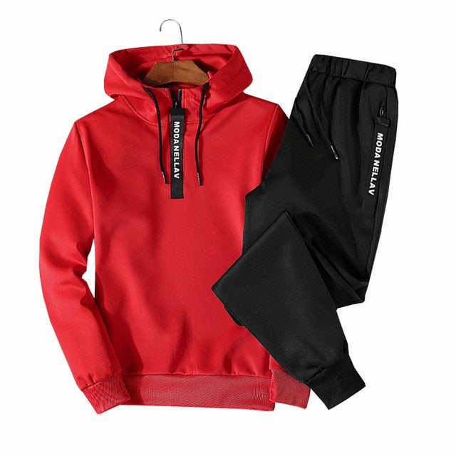 Haldor | Heren Casual Trainingspak Hoodie & Broek Set - Comfortabele Loungekleding