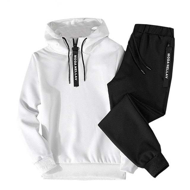 Haldor | Heren Casual Trainingspak Hoodie & Broek Set - Comfortabele Loungekleding