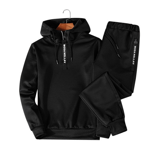 Haldor | Heren Casual Trainingspak Hoodie & Broek Set - Comfortabele Loungekleding