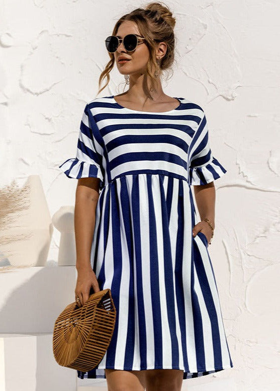 Zeina - Striped Dress