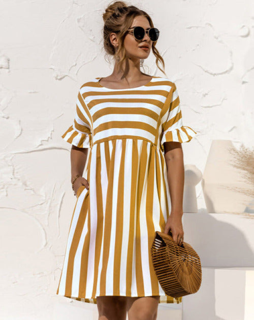 Zeina - Striped Dress